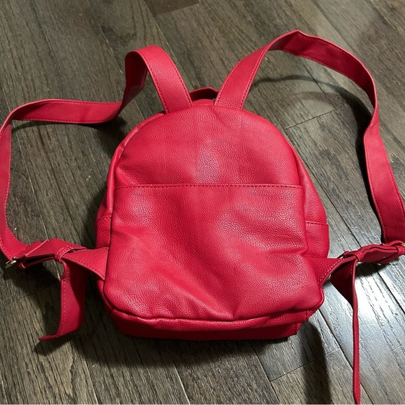 Hot Pink Betsey Johnson Quilted Bow Backpack - Picture 5 of 9